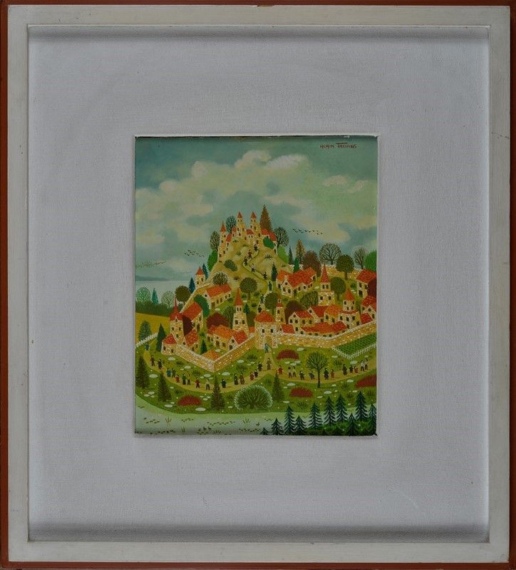 Thomas Alain - Paysage Avec Dapins Au Premier Plain