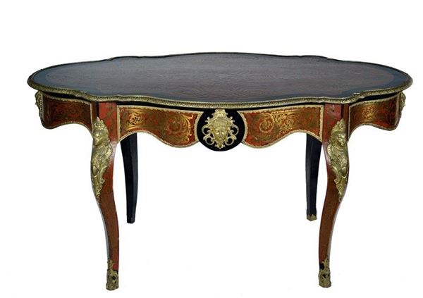 Boulle center table