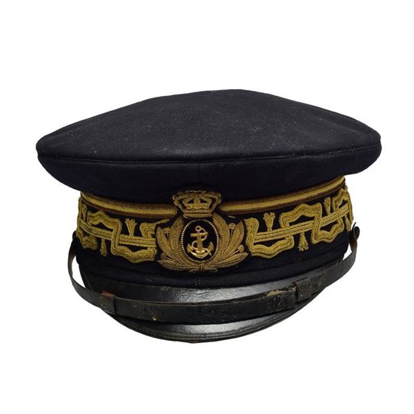 Rear Admiral&#39;s Cap of the Royal Navy  - Auction Antique Arms & Militaria - Galleria Pananti Casa d'Aste