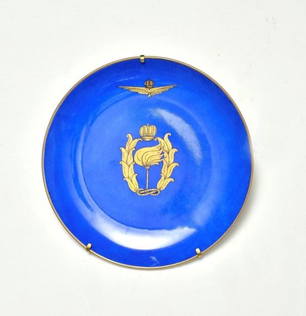 Piatto reducistico della Regia Aeronautica  - Asta ARMI ANTICHE E MILITARIA - Galleria Pananti Casa d'Aste