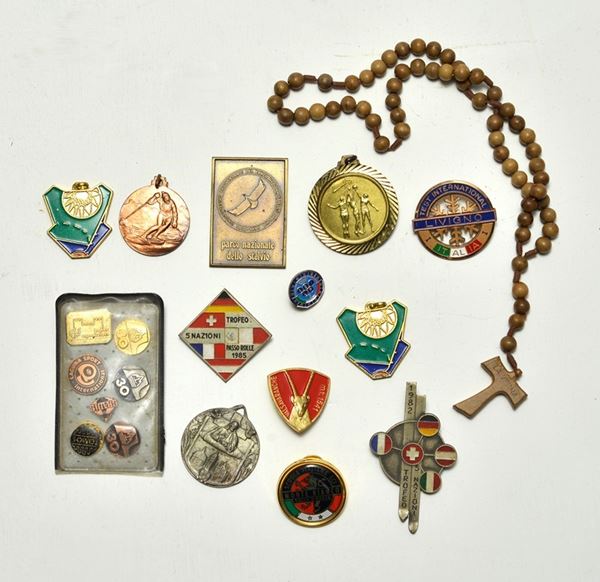 Lot of sports badges