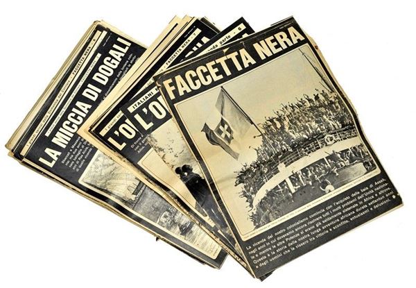 Lotto della Domenica del Corriere  - Asta Armi antiche e Militaria - Galleria Pananti Casa d'Aste