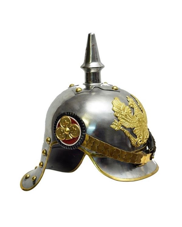 Replica di elmo chiodato da Corazziere