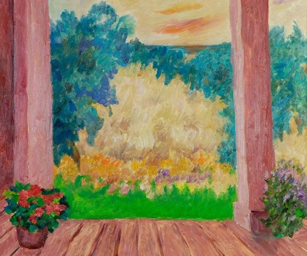 Adriana Pincherle - Patio a Castiglioncello
