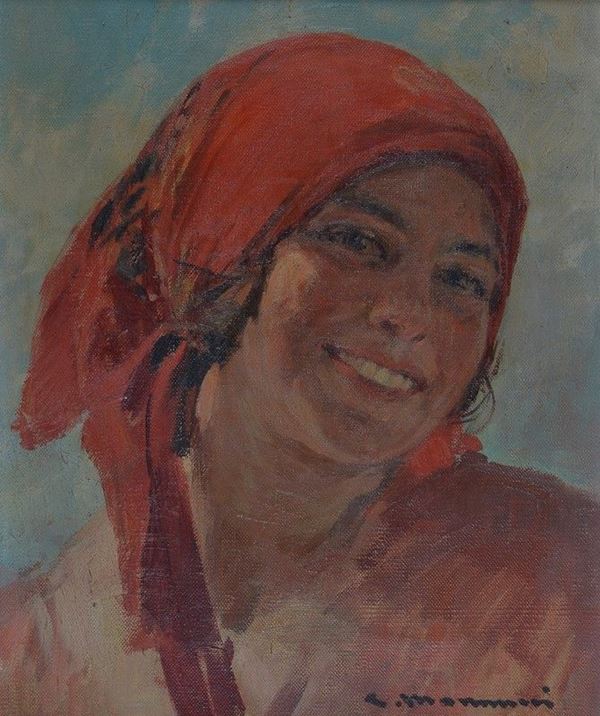 Cipriano Mannucci - Contadina