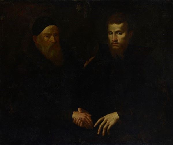 Scuola Lombarda, XVI - XVII sec. - Two philosophers