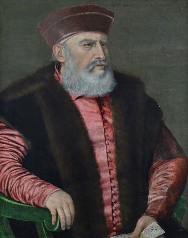 Scuola Lombarda, XVI - XVII sec. - Ritratto di notaio