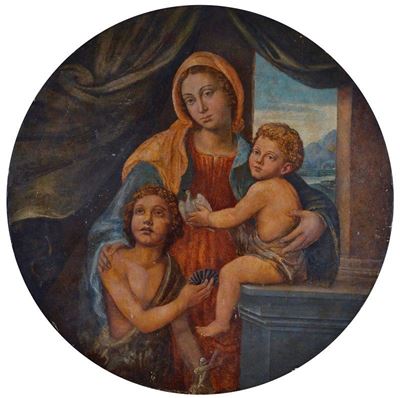 Madonna Col Bambino e San Giovannino