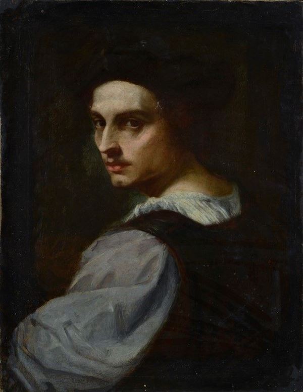 Anonimo, XIX sec. - Ritratto di Scultore (da Andrea Del Sarto)