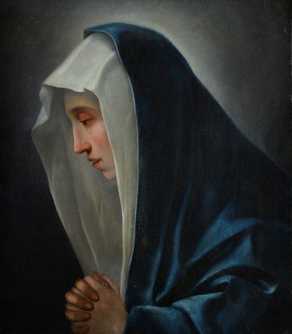 Scuola Emiliana, XVIII sec. - Praying Madonna