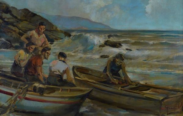 Ovidio Gragnoli - Pescatori