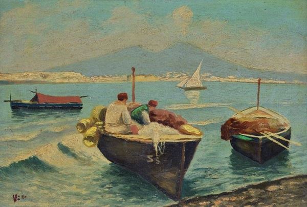 Anonimo, XIX sec. - Fishermen
