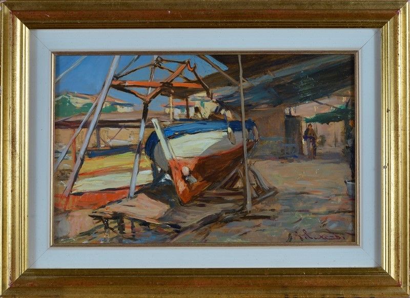 Giorgio Luxardo - Barca in Riparazione