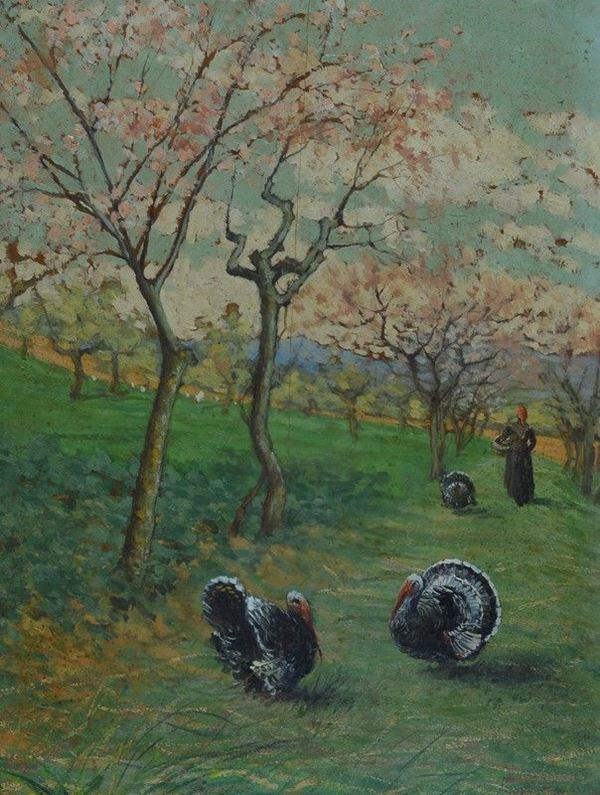 Gino Romiti - Campagna in primavera  