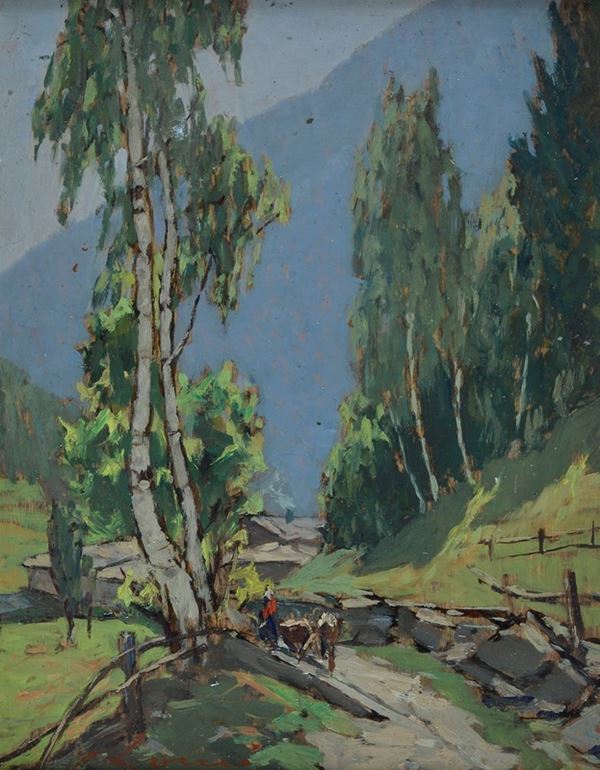 Giovanni Lomi - Alpine landscape