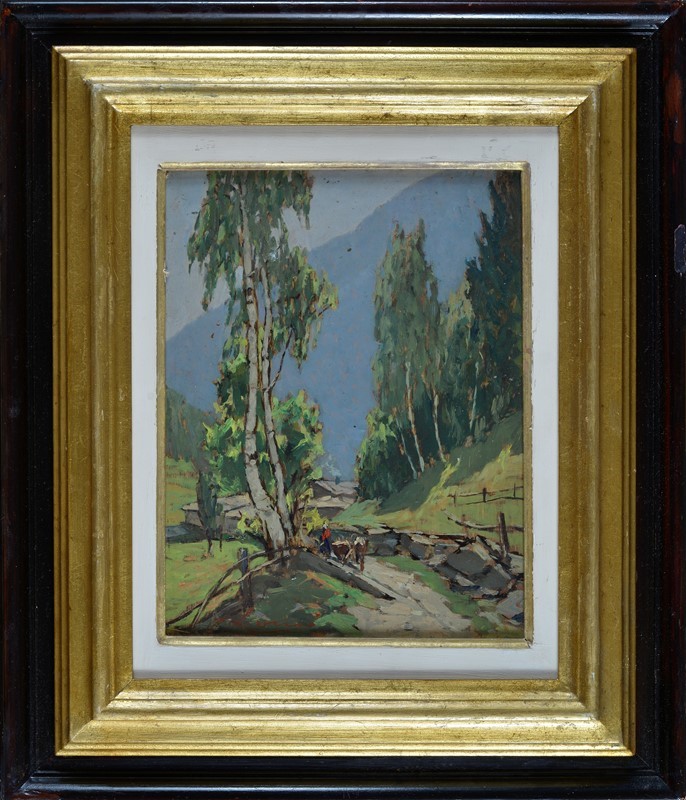 Giovanni Lomi - Paesaggio Alpestre