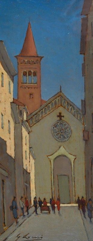 Giovanni Lomi - La chiesa di Via XX Settembre - Piacenza