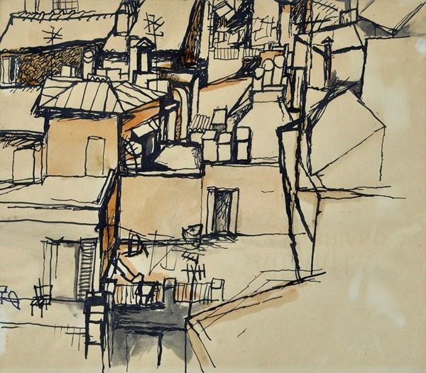 Attr. a Renato Guttuso - Terrazzi