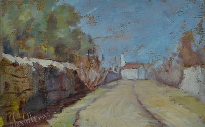 Strada con Casolare