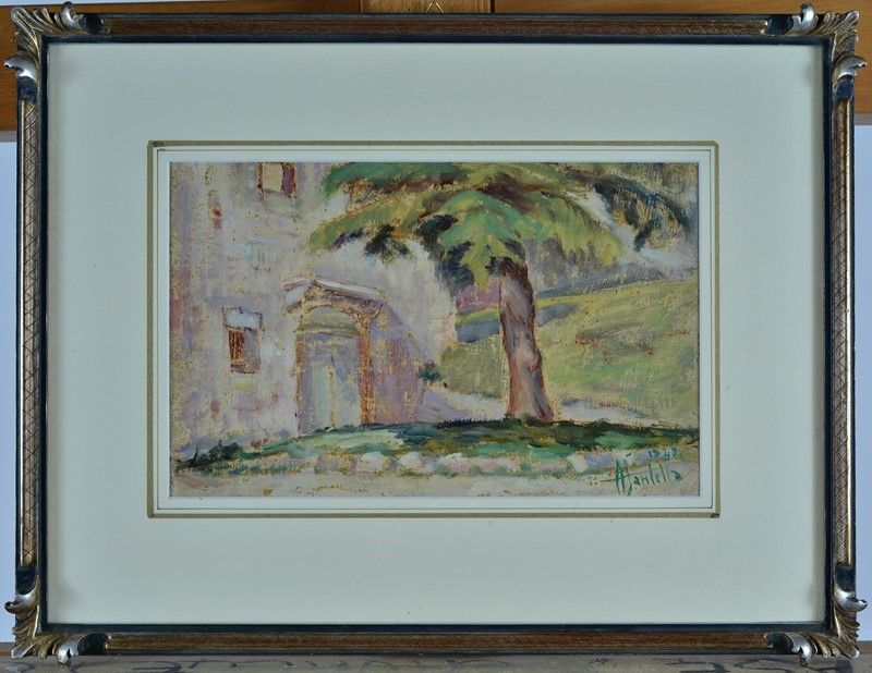 A. Santella - Casa con Albero