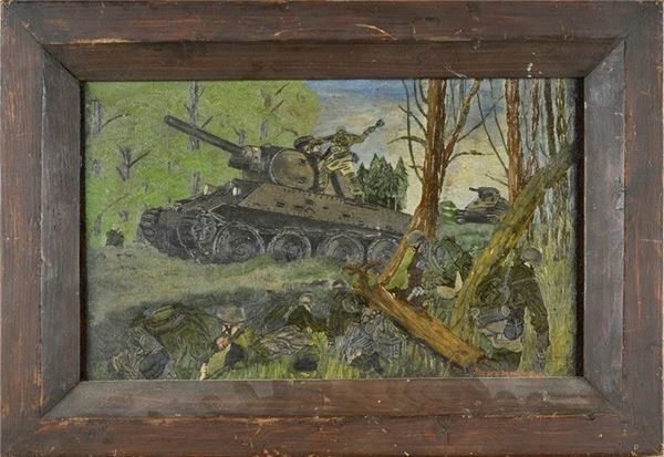 Germanic military painting