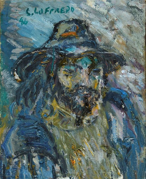 Silvio Loffredo - Portrait of man with hat