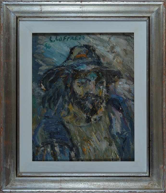 Silvio Loffredo - Ritratto di Uomo con Cappello