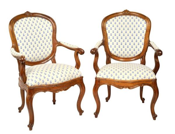 Pair of armchairs