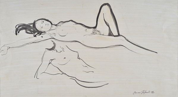 Romano Stefanelli - Reclining nude
