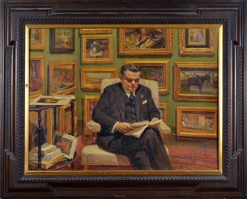 Giovanni Iacovino - Ritratto di Uomo nello Studio