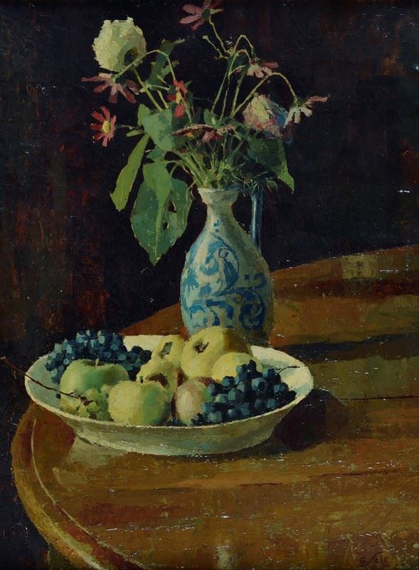 Giulio Salti - Fiori e frutta
