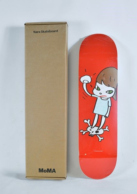 Yoshitomo Nara Solid Fist スケートボードデッキ Nara Yoshitomo : Solid Fist Skateboard (2017) - Screen printing on