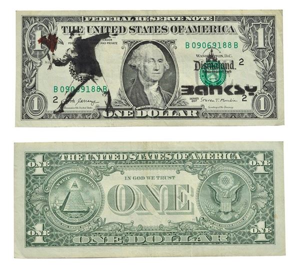 Banksy - Dismal Dollar (Real Currency)