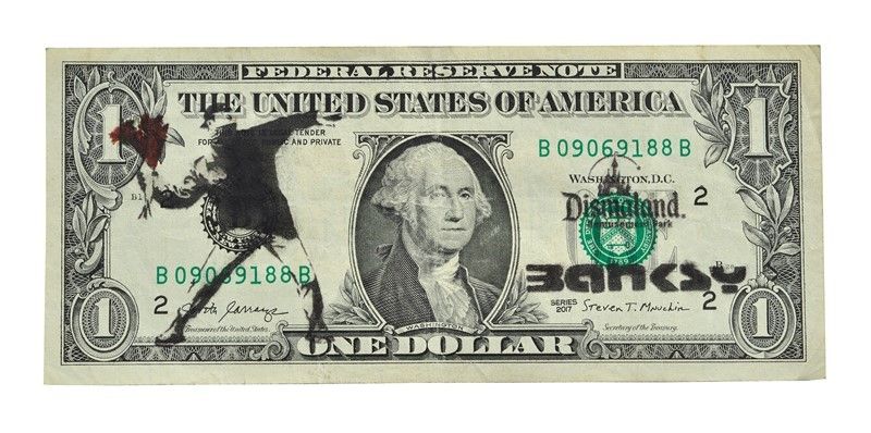 Banksy - Dismal Dollar (real Currency)
