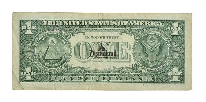 Banksy - Dismal Dollar (real Currency)