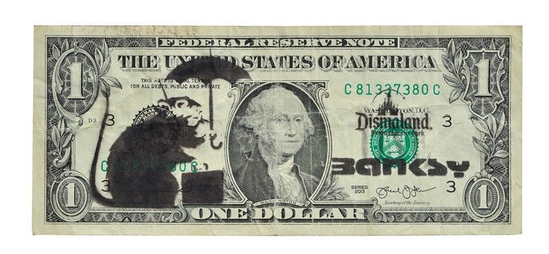 Banksy - Dismal Dollar (real Currency)