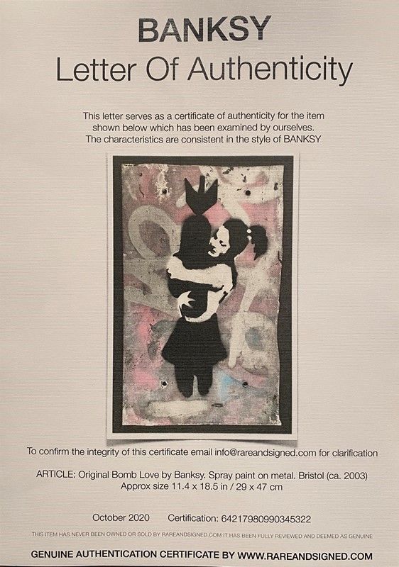 Banksy - Bomb Love
