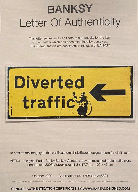 Banksy - Radar Rat