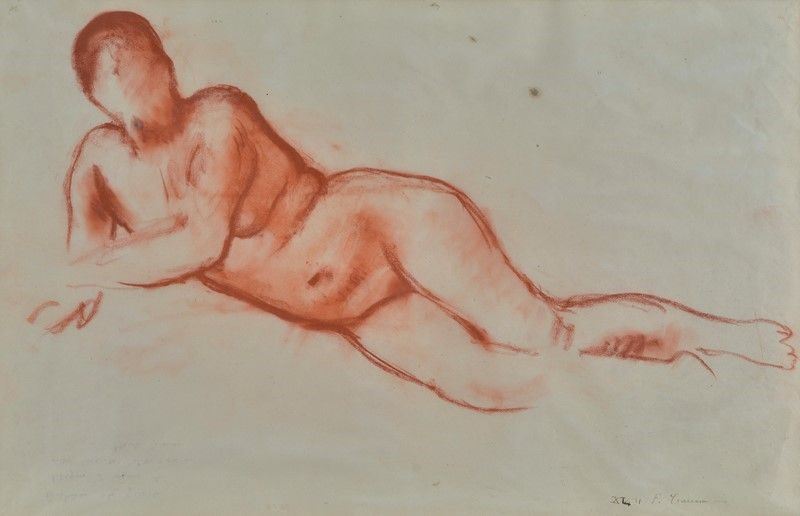 Felice Carena - Nudo Disteso