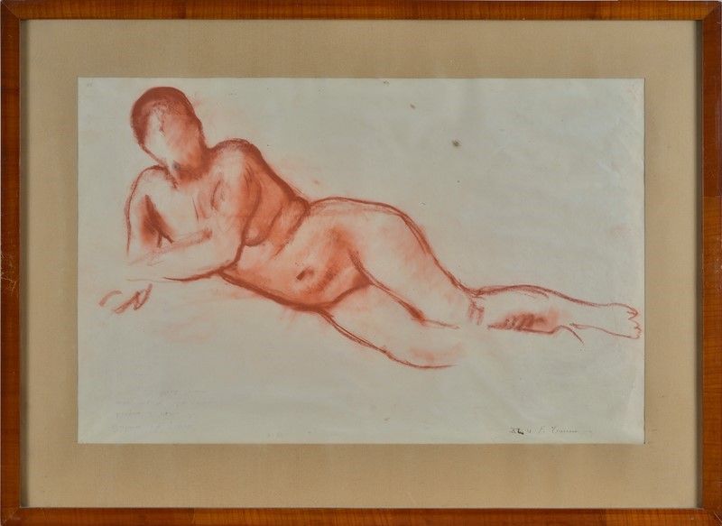 Felice Carena - Nudo Disteso