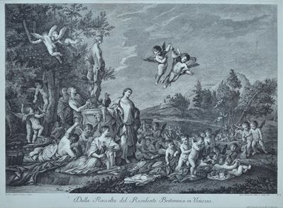 Paesaggio con Figure Femminili e Amorini