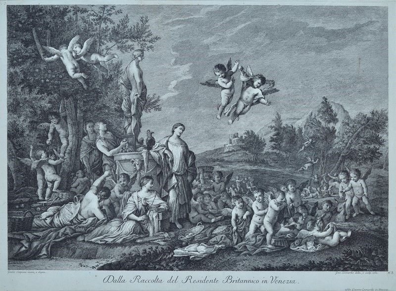 Paesaggio con Figure Femminili e Amorini