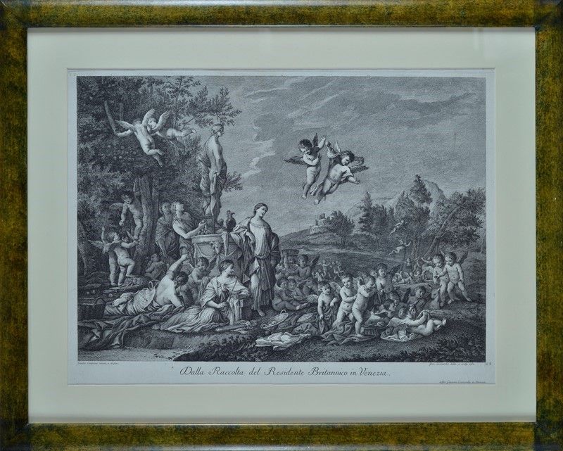 Paesaggio con Figure Femminili e Amorini