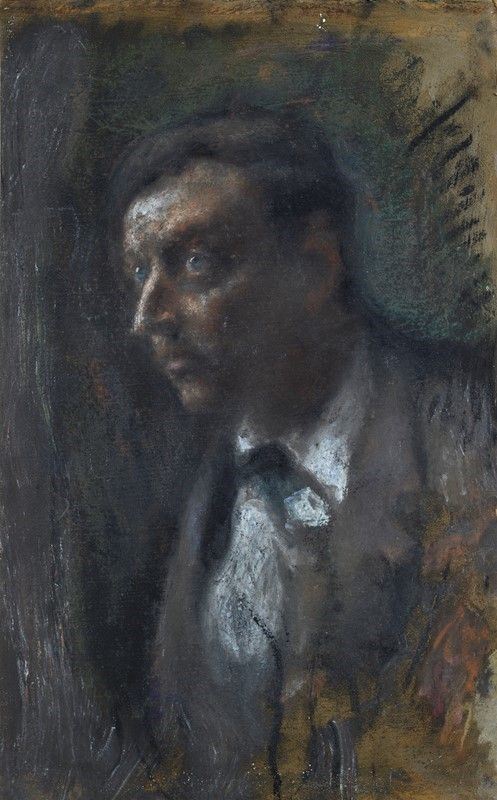 Attr. a Arturo Rietti - Ritratto di Ermete Zacconi