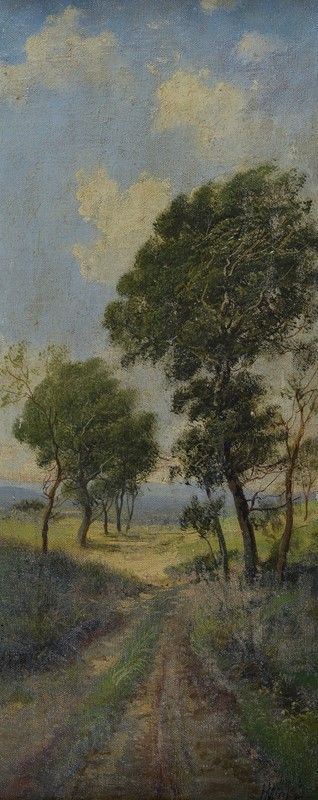 Henry Mark&#242; - Strada con alberi