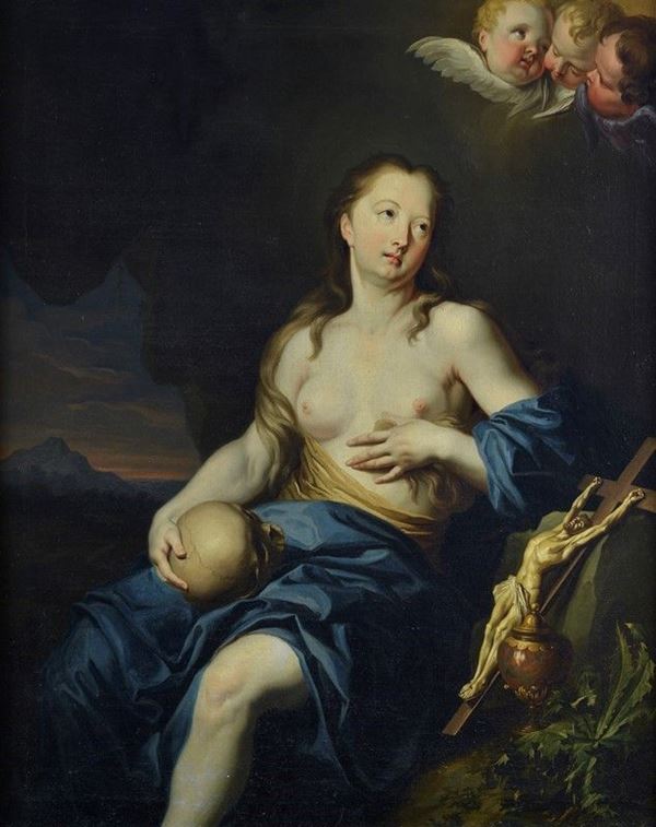 Anonimo, XVIII sec. - Maddalena penitente