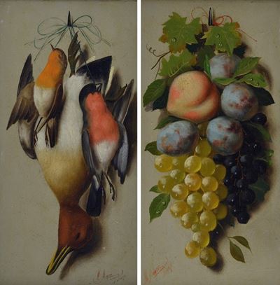 Nature Morte con Frutta e Cacciagione