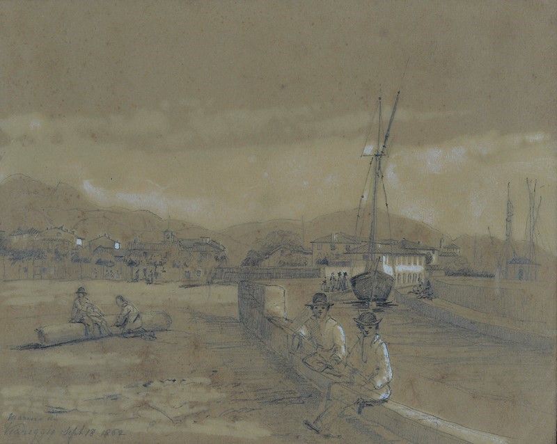 Anonimo, XIX Sec. - Marina di Viareggio