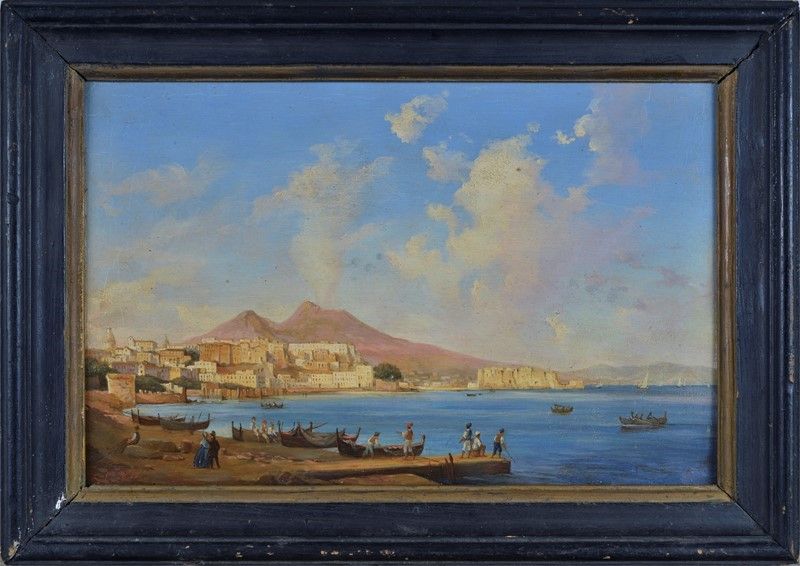 Salvatore Candido - Veduta del Vesuvio da Napoli