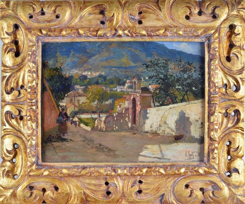 Vincenzo Irolli - Veduta di Paese